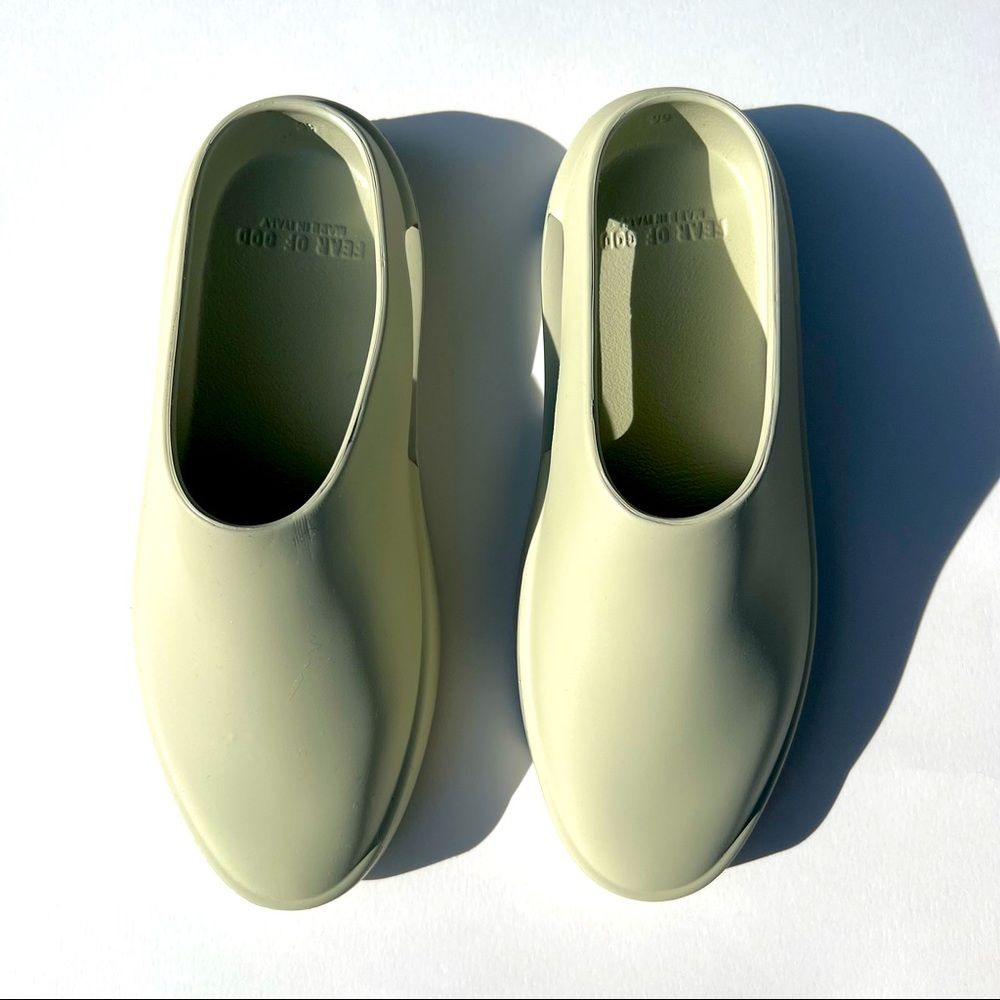 Fear of God California Backless Slip-Ons in Seafoam